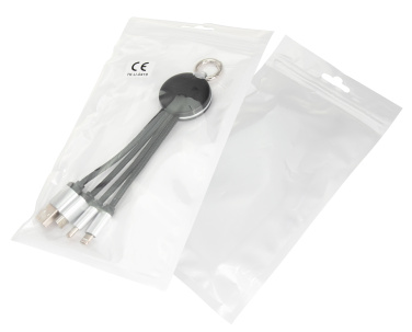 Logotrade liikelahjat mainoslahjat tuotekuva: 3in1-kaapeli, jossa valaistu logo kaiverrukseen, RXD-368