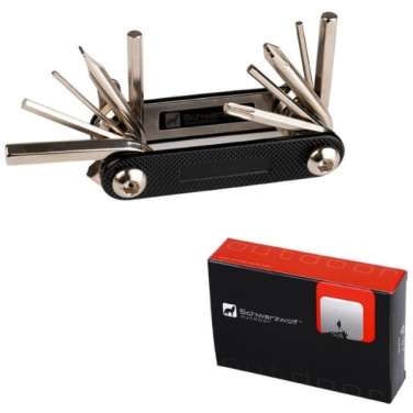 Logo trade liikelahjat mainoslahjat kuva: Pyöräilysetti TIBESTI Schwarzwolf