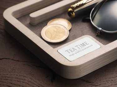 Logo trade liikelahjat tuotekuva: Puinen työpöydän järjestäjä 1818121