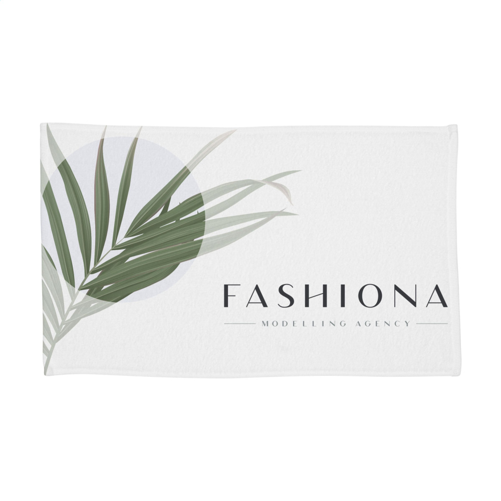Logo trade liikelahja kuva: Painettu RPET-kylpypyyhe 350 g/m² 70x140