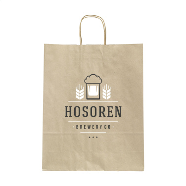 Logotrade liikelahjat mainoslahjat tuotekuva: Leaf It Bag kierrätetty ruohopaperi (90 g/m²) M