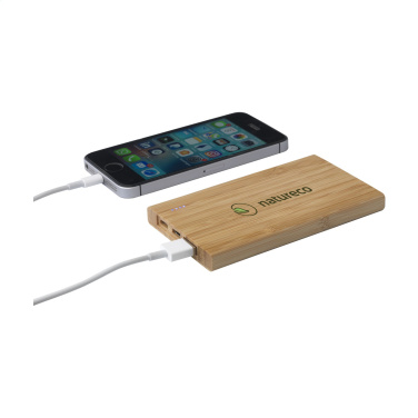 Logotrade mainostuotet kuva: Bamboo 4000 Powerbank ulkoinen laturi