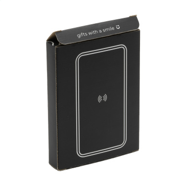 Logo trade liikelahjat mainoslahjat kuva: Boru Bamboo RCS kierrätetty ABS Powerbank langaton laturi