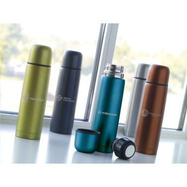 Logo trade mainoslahja kuva: Frosted Bottle RCS Recycled Steel 500 ml lämpöpullo