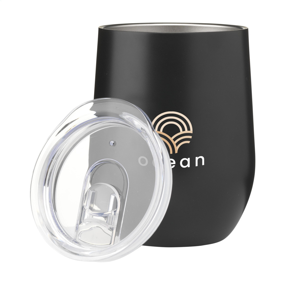 Logotrade mainostuotet kuva: Huevo RCS Recycled Steel Cup 350 ml lämpökuppi