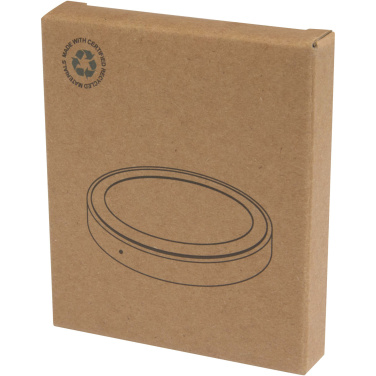 Logo trade liikelahja kuva: Freal 15 W:n kierrätysmuovinen langaton latausalusta