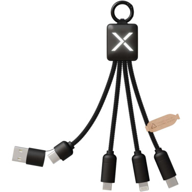 Logotrade mainoslahja ja liikelahja kuva: SCX.design C13 15 W:n 5-in-1-latauskaapeli
