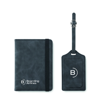 Logotrade mainoslahja ja liikelahja kuva: Passinkannet ja matkalaukku tagi