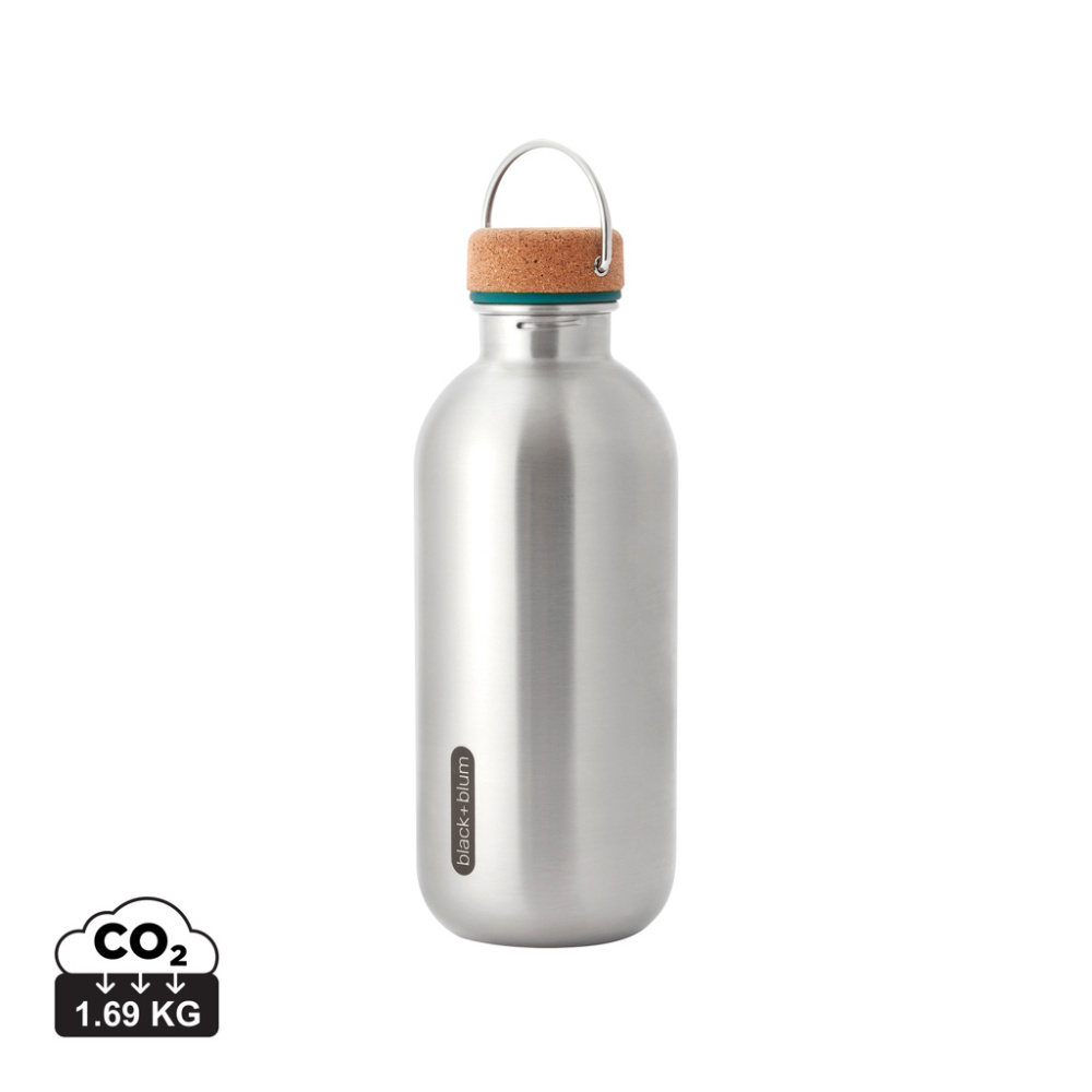 Logo trade mainoslahja kuva: Black+Blum teräksinen vesipullo 600ml