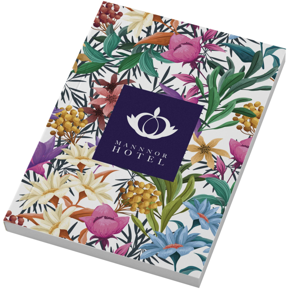 Logo trade mainoslahjat tuotekuva: Novella Austen pehmeäkantinen A6-muistivihko, 100 arkkia