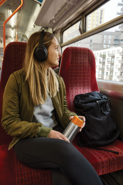 Logotrade mainoslahjat ja liikelahjat tuotekuva: Musta+Blum-eristetty matkamuki ruostumatonta terästä