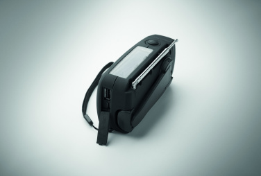 Logotrade mainoslahjat ja liikelahjat tuotekuva: Radio SOS LED-taskulampulla