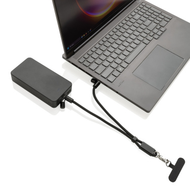 Logotrade mainoslahjat kuva: LoopAmp RCS RPET - puhelinrannehihna 60 W:n kaapelilla