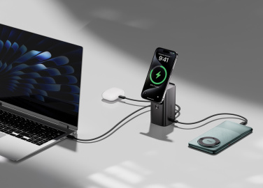 Logo trade mainoslahja kuva: Urban Vitamin Sunnyvale 100 W 15 000 mAh virtapankki