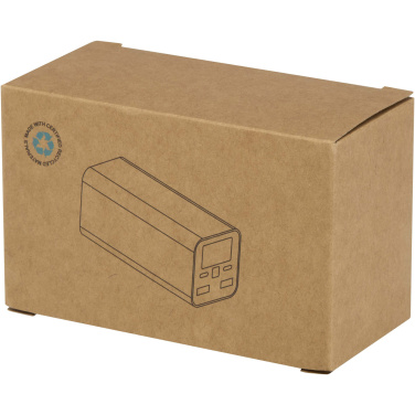 Logo trade liikelahja mainoslahja tuotekuva: Acamar 20 000 mAh:n ja 70 W:n kannettavan tietokoneen varavirtalähde kierrätetystä alumiinista