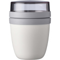 Mepal Ellipse Mini lounasrasia, Valkoinen