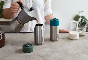 Logotrade mainostuotet kuva: Musta+Blum-eristetty matkamuki ruostumatonta terästä