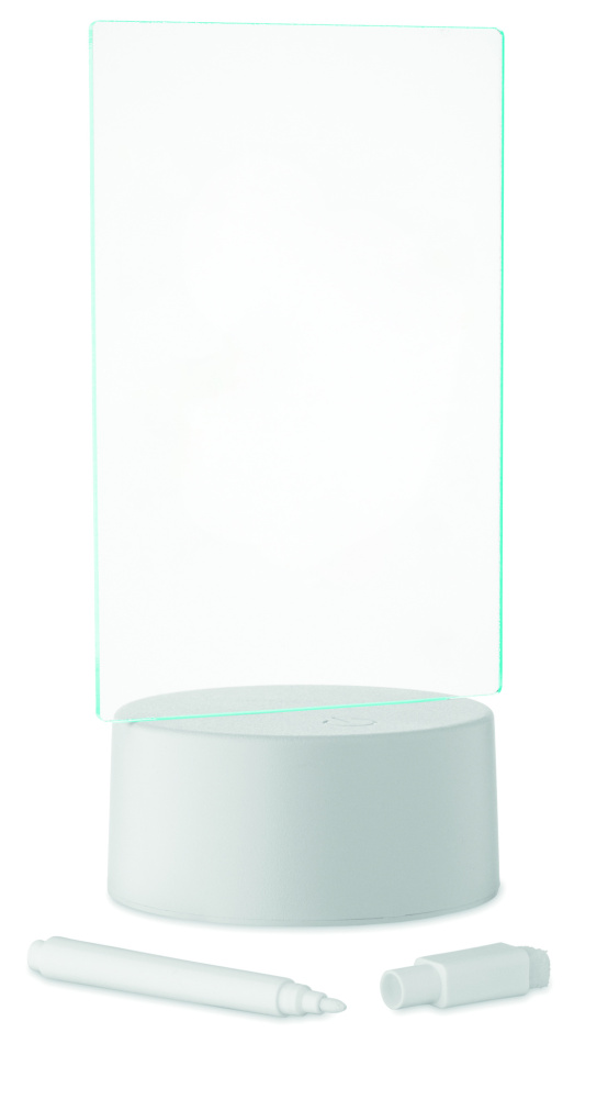 Logo trade liikelahja kuva: Valaistu LED-muistitaulu