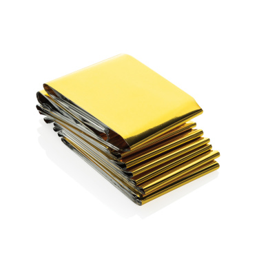 Logotrade mainoslahja ja liikelahja kuva: Solra hätäpeite RCS-kierrätetystä RPET-pussissa