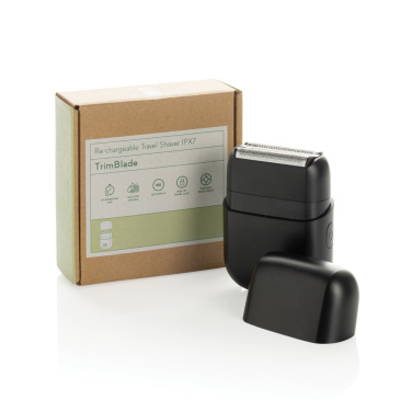 Logo trade liikelahja mainoslahja tuotekuva: TrimBlade ladattava matkapartakone (IPX7)