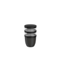 Mepal Ellipse kolmiosainen 500 ml:n + 2 x 200 ml:n eristetty lounasrasia, Musta