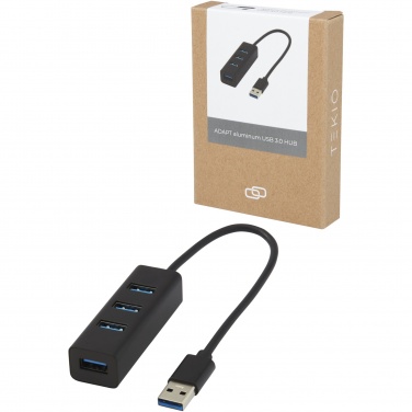 Logotrade reklaminiai produktai nuotrauka: ADAPT aliuminio USB 3.0 šakotuvas