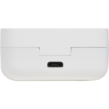 Logotrade reklaminės dovanos nuotrauka: Tayo saulės baterijos įkraunamos TWS ausinės 