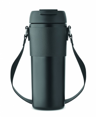 Logotrade dovana nuotrauka: Dvigubos sienelės stiklinė 700 ml