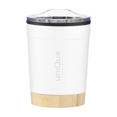 Logotrade dovana nuotrauka: Kobe Bamboo RCS Recycled Steel 350 ml kavos puodelis