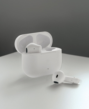 Logotrade reklaminiai produktai nuotrauka: „Tunevo RCS“ perdirbto plastiko belaidės ausinės