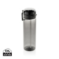 SipnLock RCS RPET nepralaidus sportinis vandens butelis 800 ml, juoda