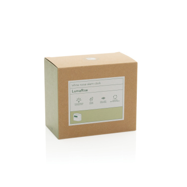 Logotrade reklaminės dovanos nuotrauka: „LumaRise RCS“ perdirbto plastiko balto triukšmo žadintuvas