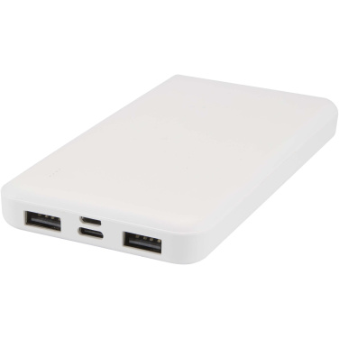 Logotrade firminės dovanos nuotrauka: „Intan“ 10 000 mAh 10 W perdirbto plastiko išorinė baterija
