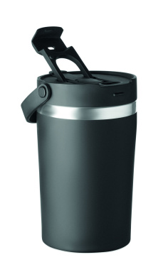 Logotrade reklaminės dovanos nuotrauka: Dvigubos sienelės stiklinė 350 ml