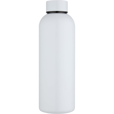 Logotrade reklaminės dovanos nuotrauka: 750 ml talpos sublimacinis RCS perdirbto nerūdijančio plieno vandens butelis, pagamintas iš spyruoklinio audinio