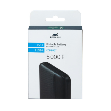 Logotrade firminės dovanos nuotrauka: Išorinė baterija VA2006 5000 mAh RIVACASE