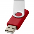 Pagrieziet pamata 2 GB USB zibatmiņas disku, Sarkans / Sudrabs