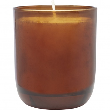 Logotrade ziemassvētku dāvanas foto: Wellmark Discovery 200 ml roku ziepju dozators un 150 g aromātisko sveču komplekts - bambusa aromāts