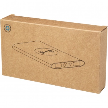 Logotrade Ideja dāvanas foto: Juice 8000 mAh C tipa pārstrādāta alumīnija bezvadu barošanas banka