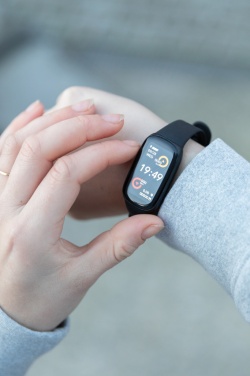 Logotrade Ideja dāvanas foto: RCS pārstrādāta TPU aktivitātes pulksteņa 1,47 collu ekrāns ar HR