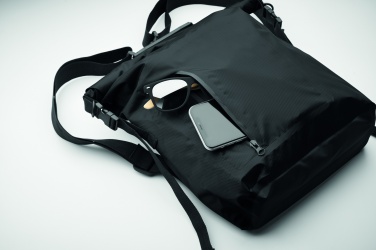 Logotrade dāvanas foto: RPET ūdensnecaurlaidīga rolltop soma