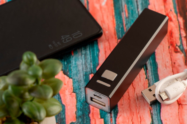 Logotrade ziemassvētku dāvanas foto: Metāla jaudas banka PORT HOPE 2200mAh