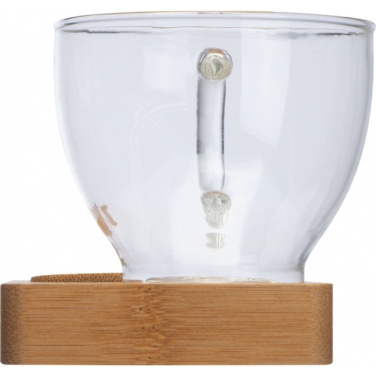 Logotrade logo dāvanas foto: Paplāte ar krūzīti un karoti FORMOSA 150 ml