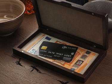 Logotrade ziemassvētku dāvanas foto: Koka rēķinu kaste 1816121