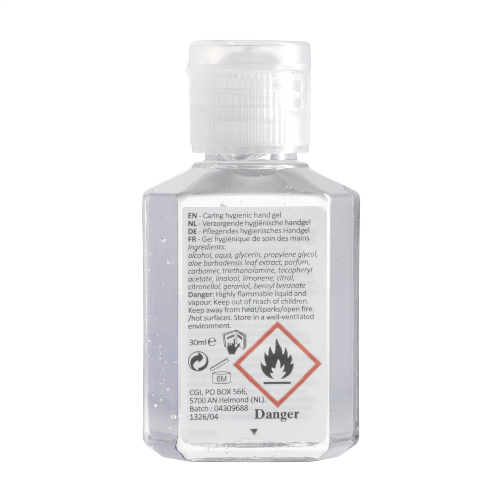 Logotrade ziemassvētku dāvanas foto: Caring Hygienic Hand Gel 30 ml