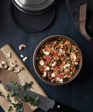 Logotrade ziemassvētku dāvanas foto: Black+Blum stikla pusdienu bļoda 750ml