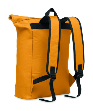 Logotrade dāvanas foto: 600D poliestera rolltop mugursoma