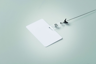 Logotrade biznesa dāvanas foto: Šņorziņš ar nozīmīti 54 x 86 mm