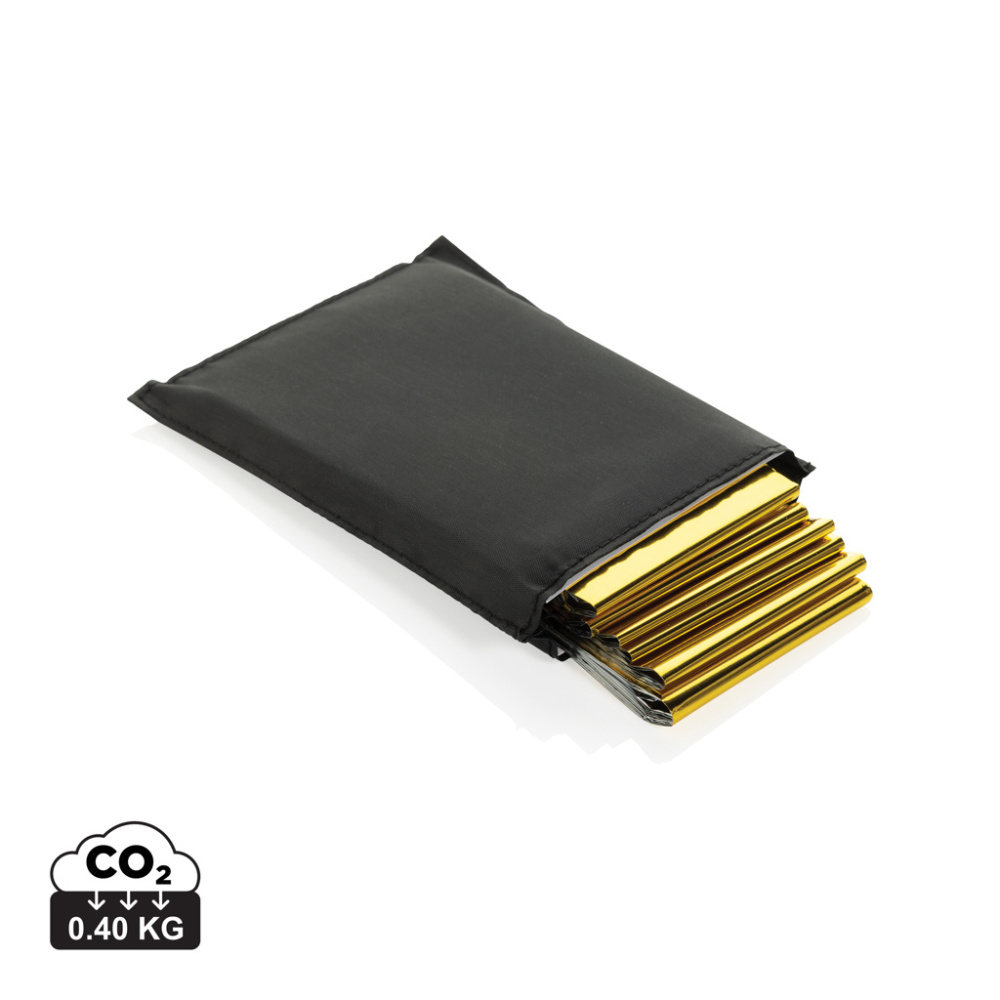 Logotrade logo dāvanas foto: Solra avārijas sega RCS pārstrādātā RPET maisiņā