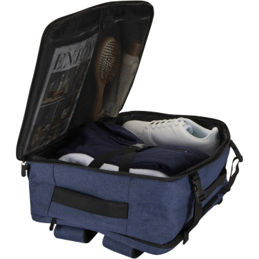 Logotrade biznesa dāvanas foto: Libra 17" GRS pārstrādāta rokas bagāžas mugursoma 25L